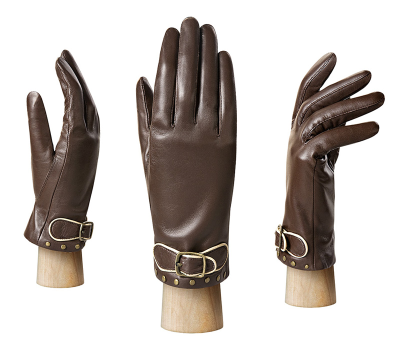 Женские кожаные перчатки Eleganzza HP6549 - купить, отзывы, обзоры.